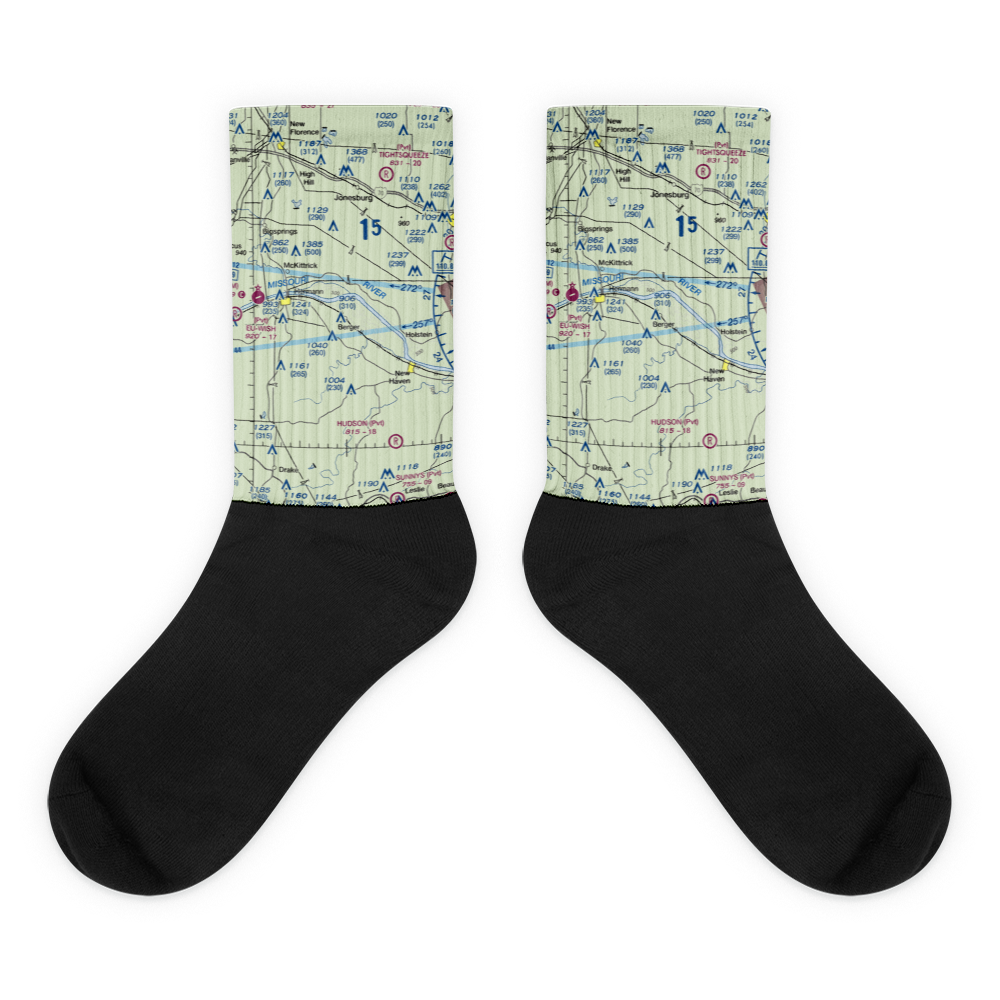 Ultra Flight Airpark (3MO2) VFR Sectional Socks 