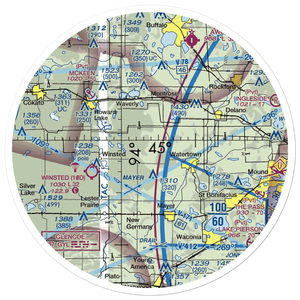Schumacher Airport (3MN9) VFR Sectional Sticker (30 mile)
