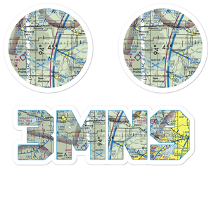 Schumacher Airport (3MN9) VFR Sectional Sticker Pack