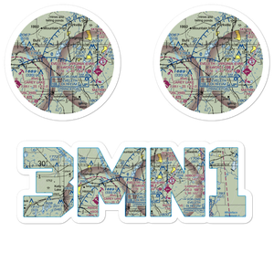 Stahlberg-Mohr Airport (3MN1) VFR Sectional Sticker Pack