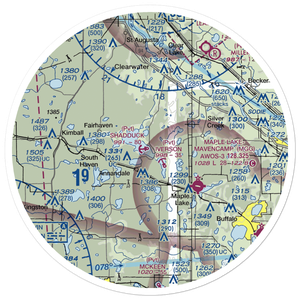 Shadduck Seaplane Base (3MN0) VFR Sectional Sticker (30 mile)