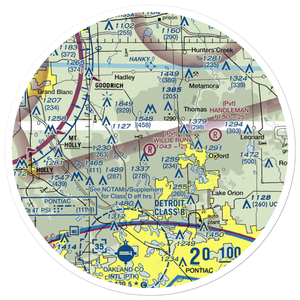 Willie Run Airport (3MI7) VFR Sectional Sticker (30 mile)
