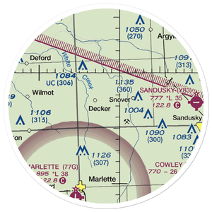 Innes Acres Airport (3MI5) VFR Sectional Sticker (20 mile)