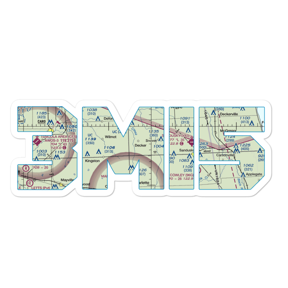 Innes Acres Airport (3MI5) VFR Sectional Sticker 