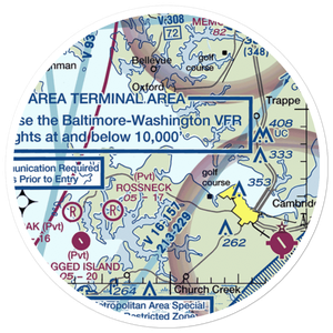 Pokety Airport (3MD8) VFR Sectional Sticker (20 mile)