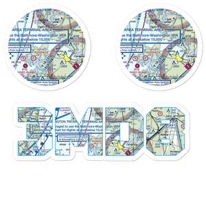 Pokety Airport (3MD8) VFR Sectional Sticker Pack