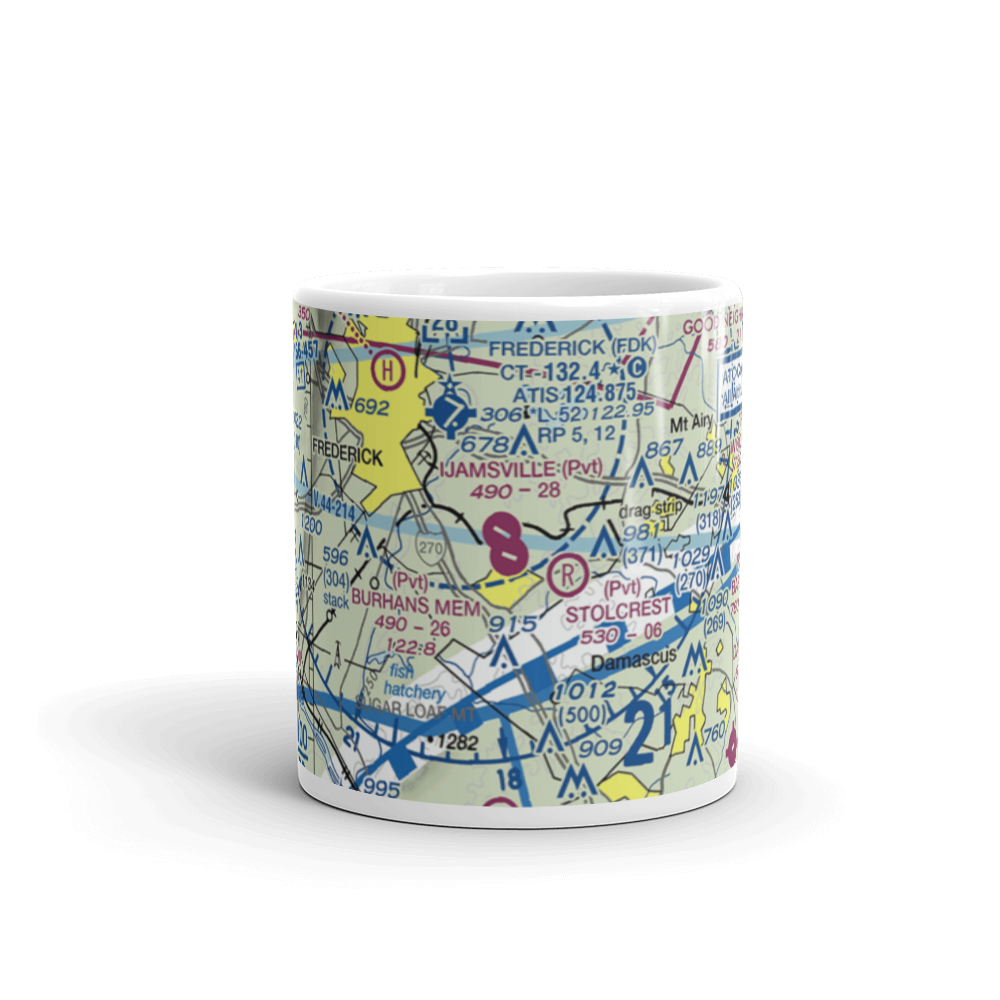Burhans Memorial Airport (3MD0) VFR Sectional  Mug 