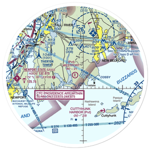 Westport Airport (3MA5) VFR Sectional Sticker (30 mile)