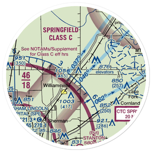 Bock Farms Airport (3LS7) VFR Sectional Sticker (20 mile)
