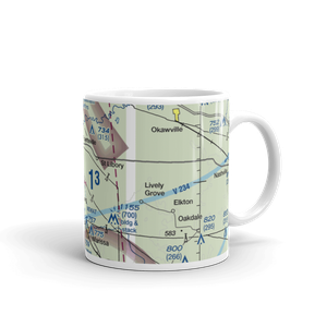 Bickel Airport (3LL6) VFR Sectional  Mug