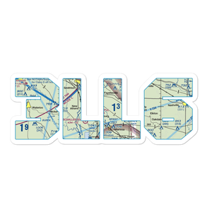 Bickel Airport (3LL6) VFR Sectional Sticker