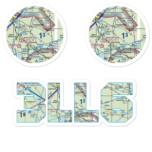 Bickel Airport (3LL6) VFR Sectional Sticker Pack