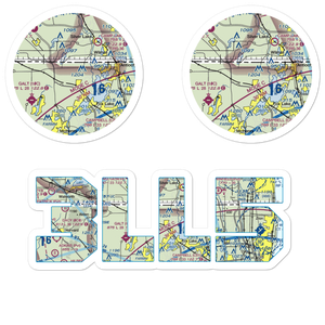 Richardson Field (3LL5) VFR Sectional Sticker Pack