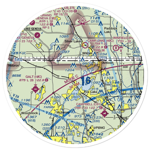 Pillow Hill Airport (3LL4) VFR Sectional Sticker (30 mile)