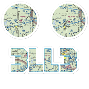 Kibler Airport (3LL3) VFR Sectional Sticker Pack