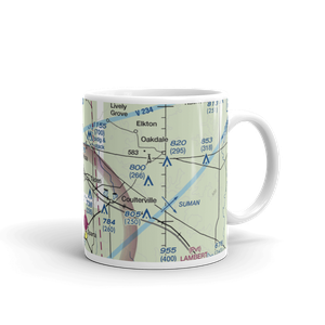 Herschel Hunter Airport (3LL1) VFR Sectional  Mug