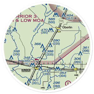 Wilder Airport (3LA1) VFR Sectional Sticker (20 mile)