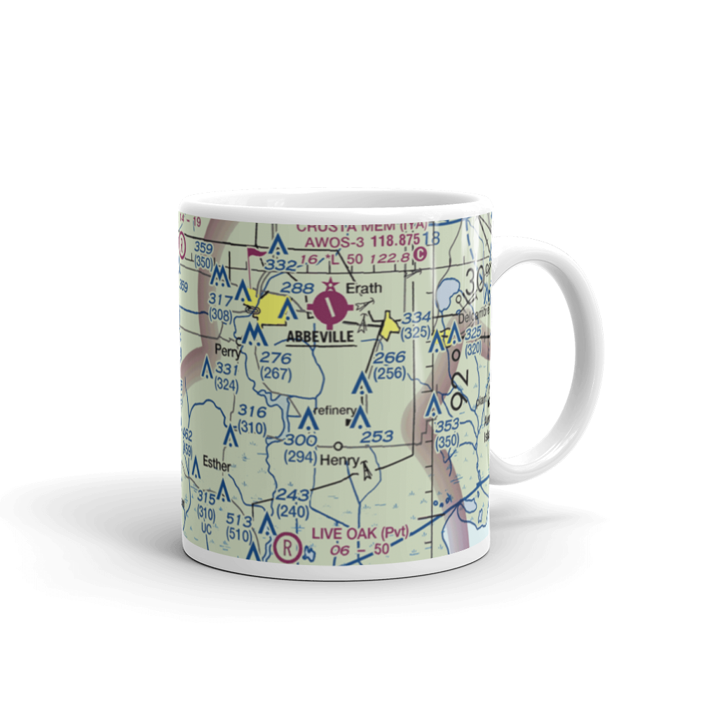 Harrington Flying Service Airport (3LA0) VFR Sectional  Mug 