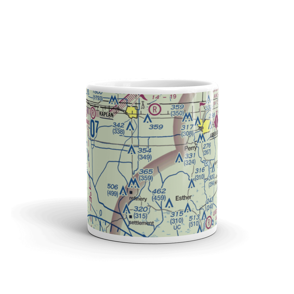 Harrington Flying Service Airport (3LA0) VFR Sectional  Mug 