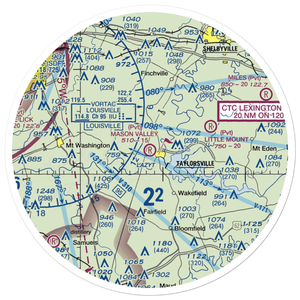 Mason Valley Airport (3KY3) VFR Sectional Sticker (30 mile)