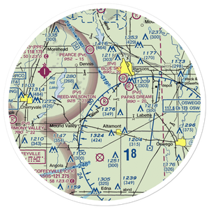 Reed-Wilsonton Airport (3KS8) VFR Sectional Sticker (30 mile)