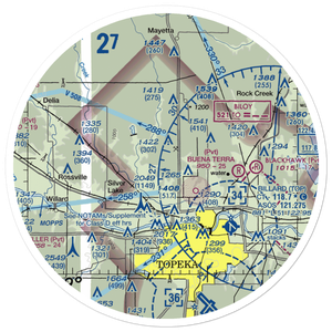 Mesa Verde Airport (3KS1) VFR Sectional Sticker (30 mile)