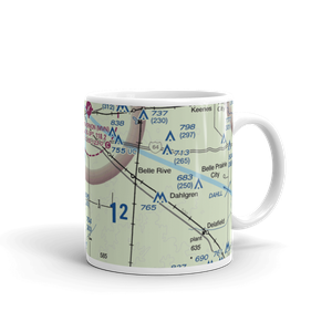 Davy Jones /Private/ Airport (3IS6) VFR Sectional  Mug