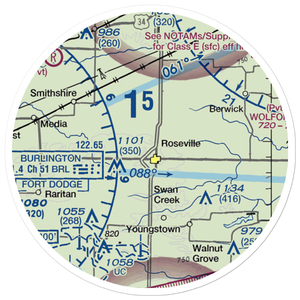 Earp Airport (3IS2) VFR Sectional Sticker (20 mile)