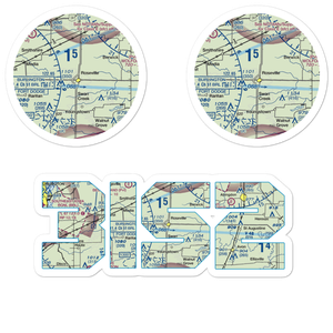 Earp Airport (3IS2) VFR Sectional Sticker Pack