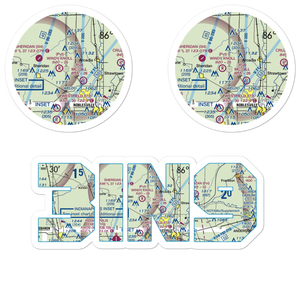 Thomas Airport (3IN9) VFR Sectional Sticker Pack