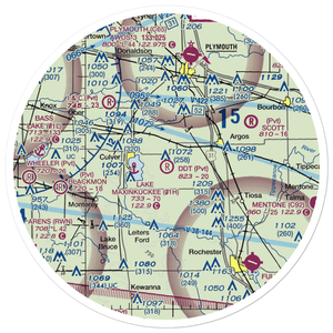 Ddt Field (3IN8) VFR Sectional Sticker (30 mile)