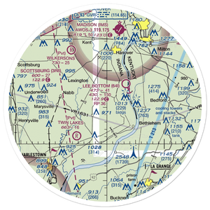 Holloway Field (3IN6) VFR Sectional Sticker (30 mile)