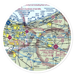 Carlson Farm Airport (3IN3) VFR Sectional Sticker (30 mile)