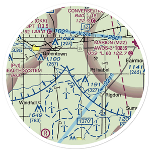 Dupouy Airport (3IN2) VFR Sectional Sticker (20 mile)