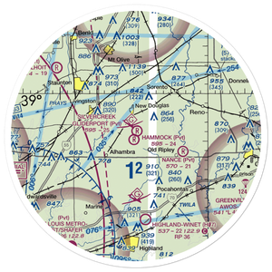 Silver Creek Gliderport (3IL1) VFR Sectional Sticker (30 mile)