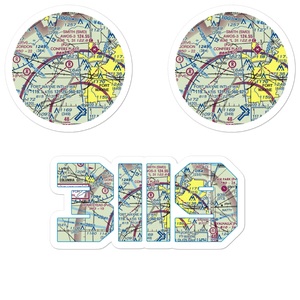 Dick's Strip (3II9) VFR Sectional Sticker Pack