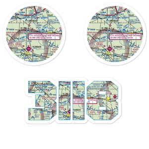 Birkey Private Airport (3II8) VFR Sectional Sticker Pack