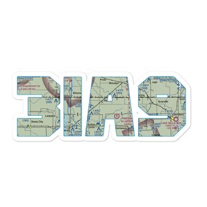 Rake Airport (3IA9) VFR Sectional Sticker