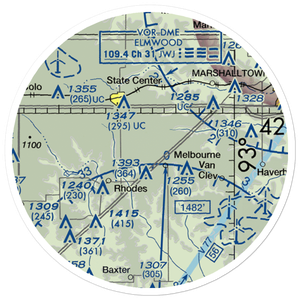 Whites Airport (3IA1) VFR Sectional Sticker (20 mile)