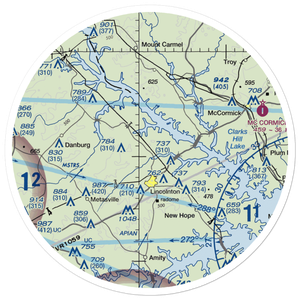Prater Ranch Airport (3GE8) VFR Sectional Sticker (30 mile)