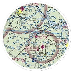 Broad River Air Park (3GE3) VFR Sectional Sticker (30 mile)