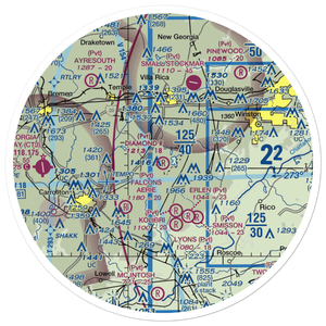 Diamond R Ranch Airport (3GA5) VFR Sectional Sticker (30 mile)