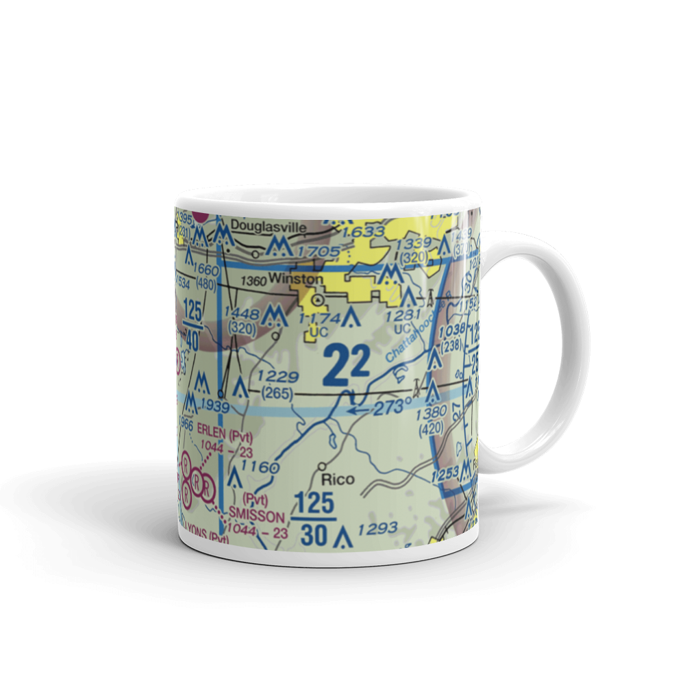 Diamond R Ranch Airport (3GA5) VFR Sectional  Mug 