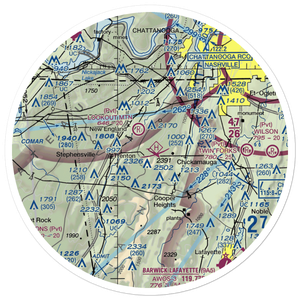 Warren Field (3GA3) VFR Sectional Sticker (30 mile)
