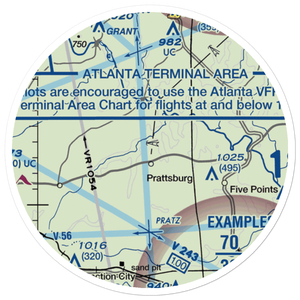 Prattsburg Airport (3GA1) VFR Sectional Sticker (20 mile)