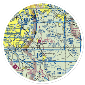 Grant Airport (3GA0) VFR Sectional Sticker (30 mile)