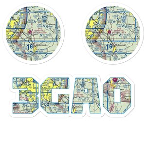 Grant Airport (3GA0) VFR Sectional Sticker Pack