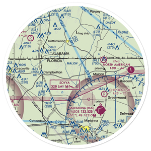 Hart Airport (3FL8) VFR Sectional Sticker (30 mile)