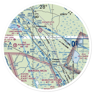 Mills Ranch South Airport (3FL5) VFR Sectional Sticker (30 mile)