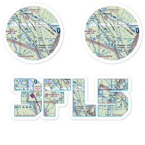 Mills Ranch South Airport (3FL5) VFR Sectional Sticker Pack